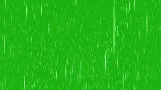 Rain effect green screen