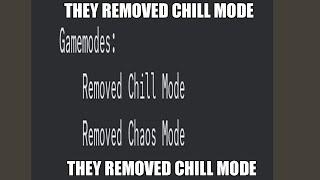 THEY REMOVED CHILL MODE FROM FLOOD ESCAPE 2!