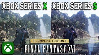 Final Fantasy 16 Xbox Series X Vs Xbox Series S - Side by Side Gameplay Comparison