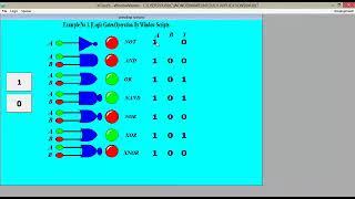 #Logic gates function in InTouch Scada by window script