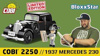 Schindler mit und ohne Liste!  COBI 2250 & 2251 1937 MERCEDES 230  LIMITED EDITION 1:35 ▶️ REVIEW