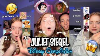 *20 MINUTE* Juliet Siegel Disney Video Compilation!(Disney Pregnancy & more⁉️)