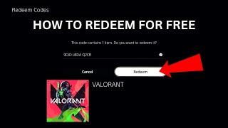 How to Redeem Valorant on Ps5 for Free(PS5/XBOX)(FREE CODE)