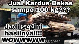 jual kardus bekas sampe 100 kg? Dapat uang berapa ya?