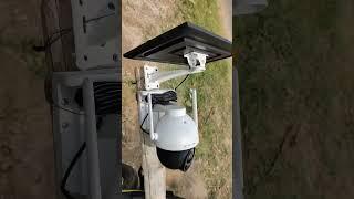 #Solar Camera PTZ 4MP Installation