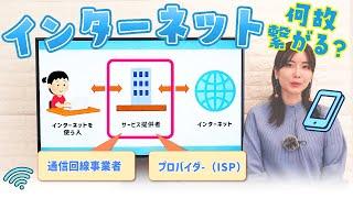 インターネットを提供する通信回線事業者とプロバイダー(ISP)とは／ITパスポート・基本情報技術者試験・高校情報