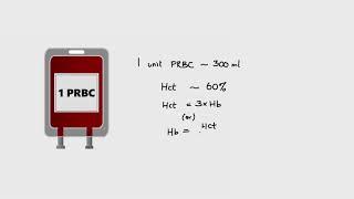 How 1 unit of PRBC raises Hemoglobin by 1g/dl