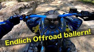 Endlich Offroad ballern! / Raptor im Fürsten Forest /Quad-Vlog ToxiQtime