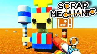 КРУТЫЕ ПОСТРОЙКИ В СКРАП МЕХАНИК РОБОТ ► Scrap Mechanic