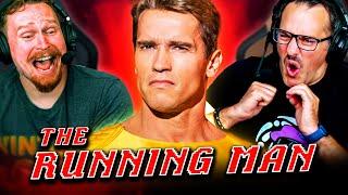 THE RUNNING MAN (1987) MOVIE REACTION!! First Time Watching!! Arnold Schwarzenegger | Stephen King