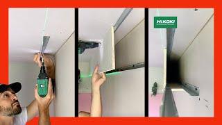  Corner Drywall Box: Technique to Hide Pipes or Simulate Beams  HIKOKI SCREWDRIVER