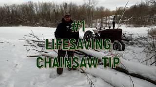 One thing I Always do when running a Chainsaw