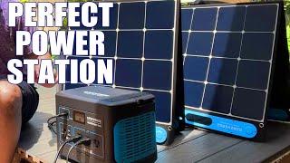 Geneverse Solar Generator For Homes: Portable Power Station Backup Battery