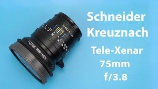 Schneider-Kreuznach Tele-Xenar 75mm f3.8 to  Sony NEX adapted