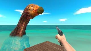 I Hunting Giant Dinosaurs and Sea Monsters in Deep Ocean! - Animal Revolt Battle Simulator