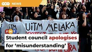 UiTM student council sorry for protest ‘misunderstanding’