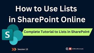 How to Use Lists in SharePoint Online | SharePoint Lists Tutorial | SharePoint Online Training