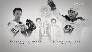 NHL Honors Gaudreau Brothers Before Stars vs Blues Preseason Game