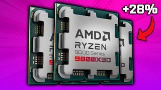 Zen 5 X3D Wins - AMD Ryzen 9800X3D Info & Release Date Leaked