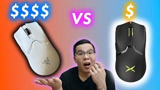 $240 RAZER VIPER V2 PRO vs $40 CLONE! (Delux M800 pro)