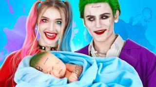 Superheroes Expecting a Baby! Harley Quinn and Joker Became Parents