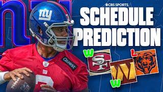 New York Giants 2025 Schedule Prediction | Which QB gives them the best chance to win NOW?