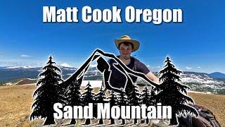 Sand Mountain: Summit through the snow, Oregon