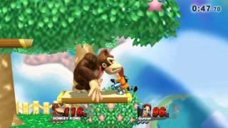 Super Smash Bros. for Wii U 2015-16 Singles Tournament (Round 11) Donkey Kong VS Mii Gunner