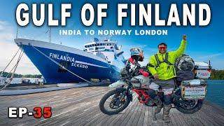 GULF OF FINLAND | Tallin to Helsinki By ferry  INDIA TO  NORWAY &  LONDON | Ep-35