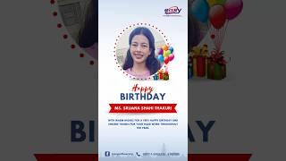 Happy Birthday Srijana Shahi Thakuri #easysoftware #happybirthday #fyp #trending #music #youtube