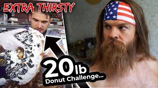 100K Subscriber 20 LB DONUT CHALLENGE!!! (Yes, 20 lbs)