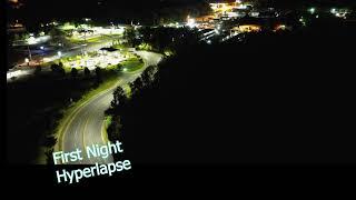 Drone Night Hyperlapse in Roanoke, Virginia