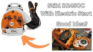 Repair: Stihl BR 450C Electric Start Backpack Blower