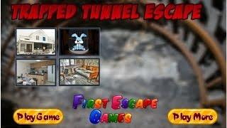 Trapped Tunnel Escape (updated) FULL walkthrough - First Escape Games.