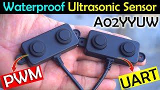 A02YYUW waterproof Ultrasonic Sensor UART and PWM with ESP32