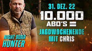 Jagdwochenende mit Night Boar Hunter Chris - Bis 31. Dezember 10.000 Abos und los geht's 