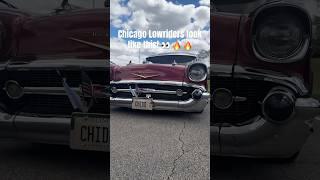 Cruising all over Chicago! #lowriders #automobile  #chevy #belair #customcars