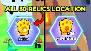 How to Find All 50 Lucky Relics Locations in PETS GO!