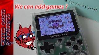 RetroMax 8-bit 2019 Handheld Review & unboxing | We have an SD CART !