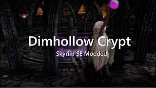 Skyrim 4K Gameplay Dimhollow Crypt - Seranaholic - PichoENB- Dint999 Hair - Modded