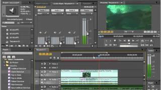 Как работать со звуком в программе Adobe Premiere Pro CS5.5.
