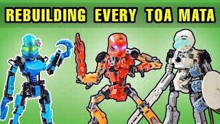 Every LEGO Bionicle TOA MATA Built Better