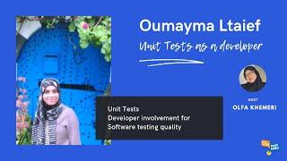 Unit Tests by Oumayma Ltaief | QA TechTalks Community