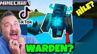 MİNECRAFT VİRAL TİKTOK  HİLELERİNİ DENİYORUZ ! WARDEN SU ALTINDA HİLE Mİ? | MINECRAFT OYNUYORUZ