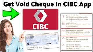 How To Get Void Cheque In CIBC Bank App (2025)