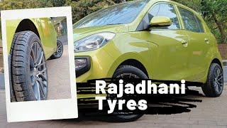 Hyundai Santro new modified with 15 inch GTR alloywheel.New Santro. Low profile Tyres.