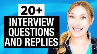 20+ Quick Ideal Answers for Interview Questions - Job Interview Questions and Responses