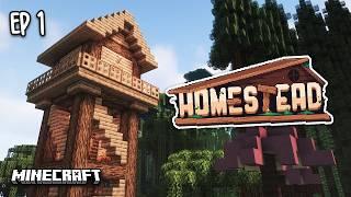 A Fresh Start to Cozy Minecraft / Homestead Ep 1