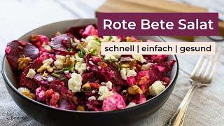 Rote Bete Salat | schnell, einfach & gesund