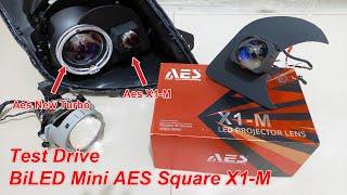 Test Drive BiLED Mini AES Square X1-M